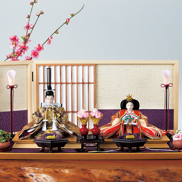 正絹名物裂衣裳着／親王飾り