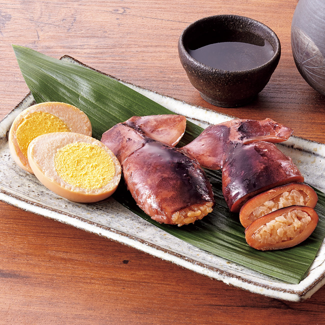 昔ながらの小っちゃないかめしと煮卵セット