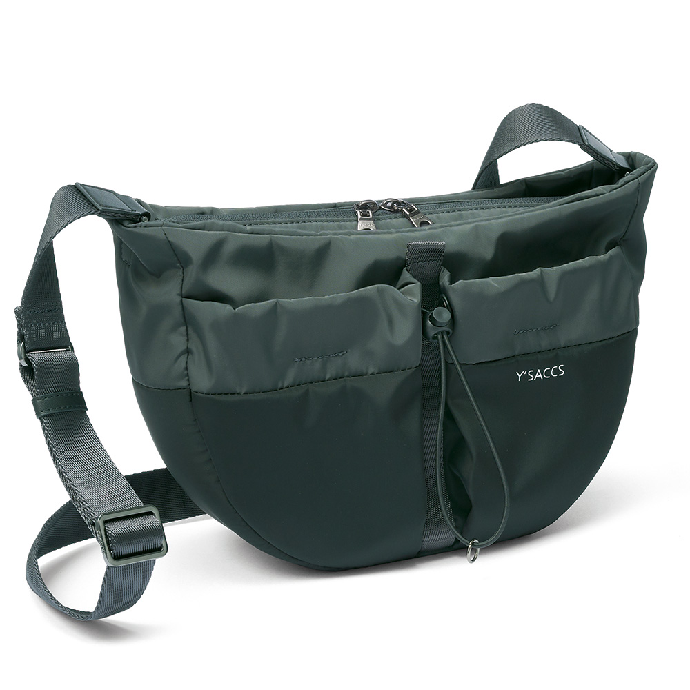 バイカラー撥水ショルダーバッグ