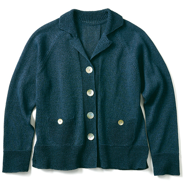 和紙混カーディガン