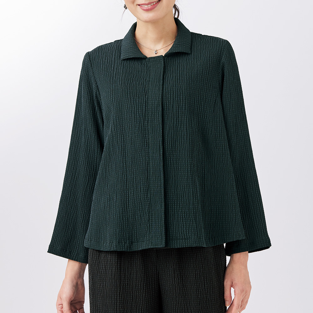 シルク混シャーリング･アンサンブル