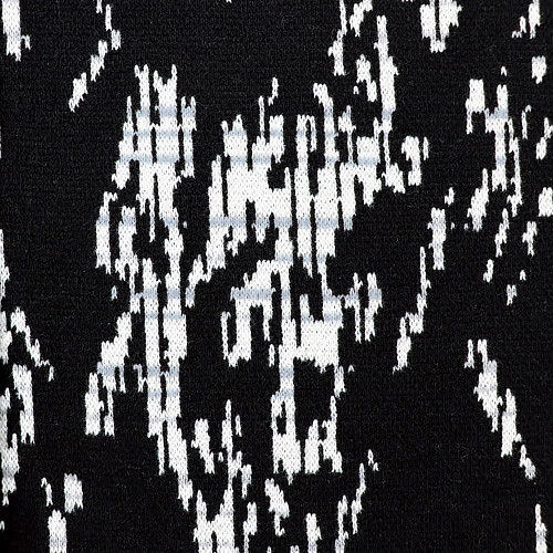 コットン混ジャカード切り替えプルオーバー