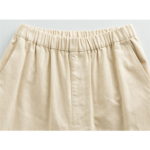 コットンシルクデニムパンツ