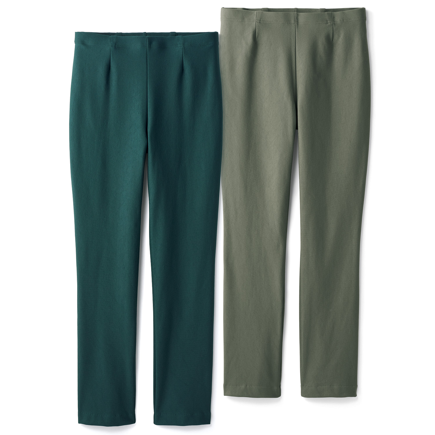 伸びてらくらく裏起毛スリムパンツ／2色セット