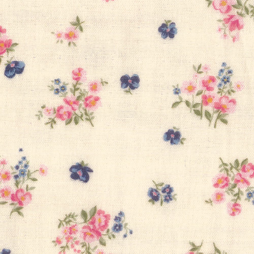 トリプルガーゼ花柄パジャマ