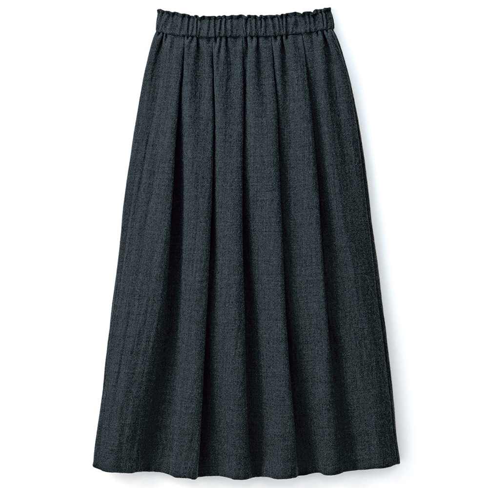 ウールギャザースカート リネアフレスコ ウールギャザースカート | ライトアップオンラインストア