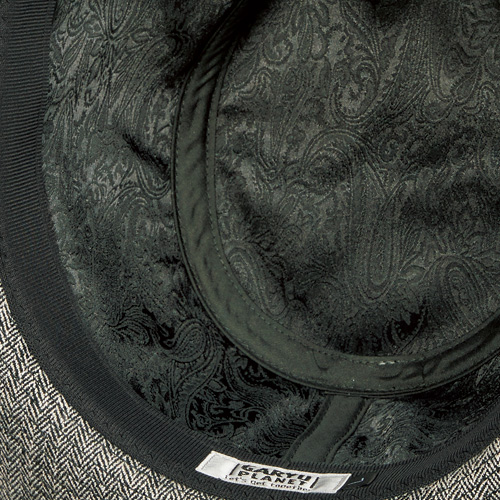 尾州産ツイードハット