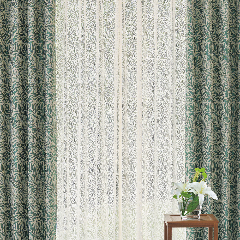 レースカーテン 2枚組／ウィローボウ