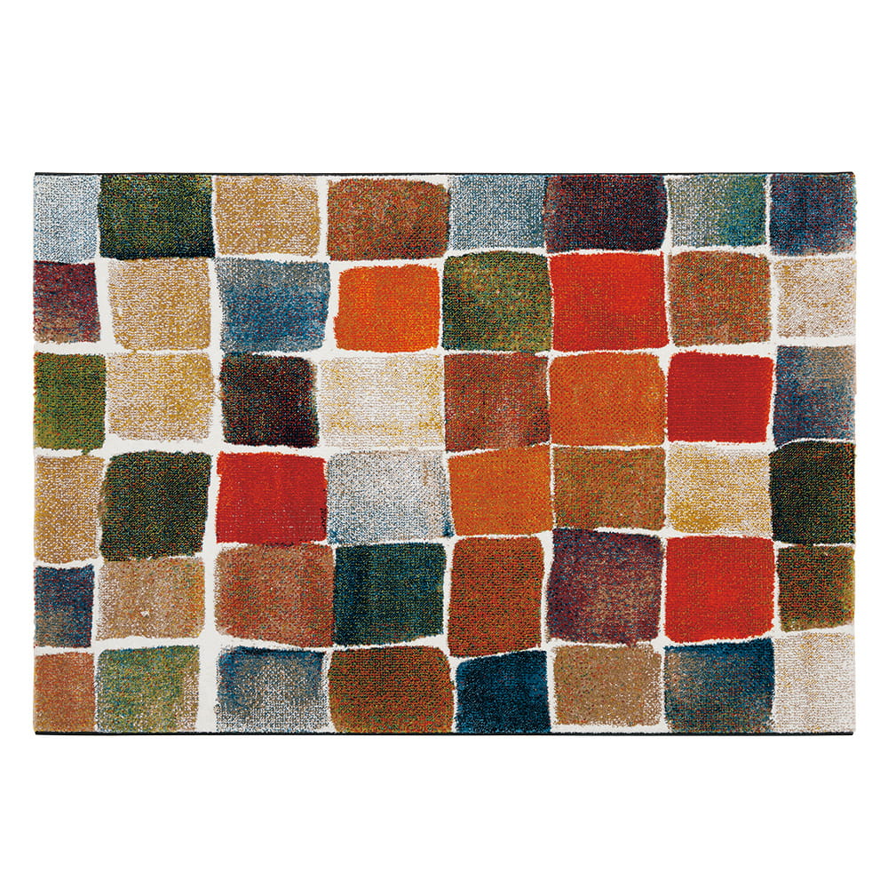 パレット柄のウィルトン織カーペット