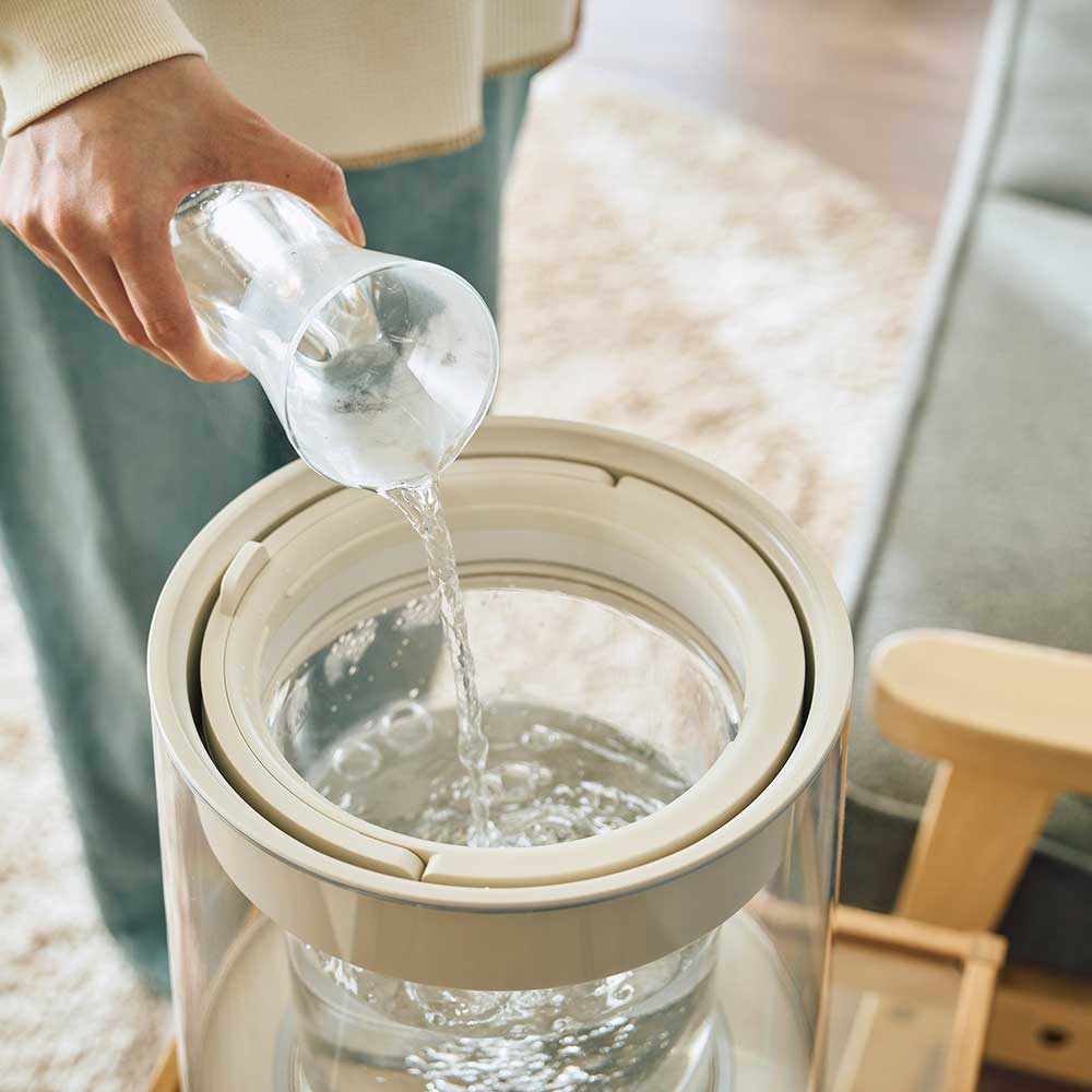 ガラススチーム加湿器／グラス