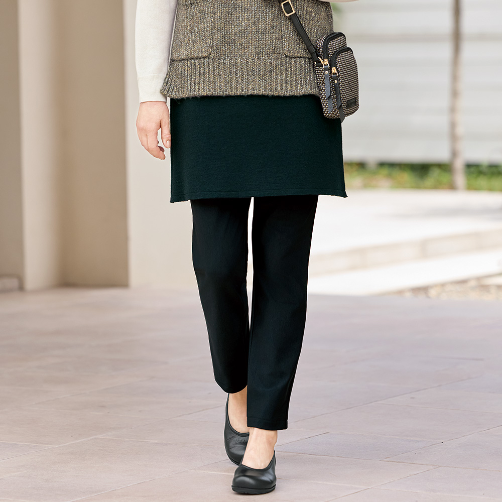 ウール混縮じゅうオーバースカート