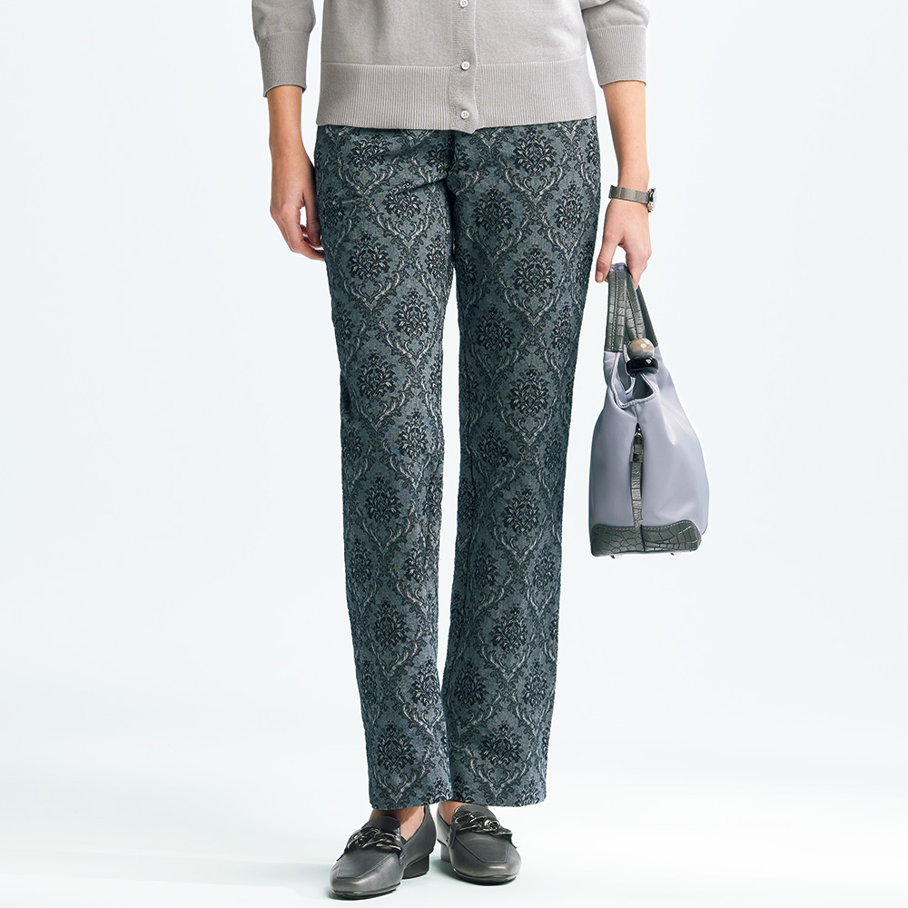 シャンブレージャカードパンツ