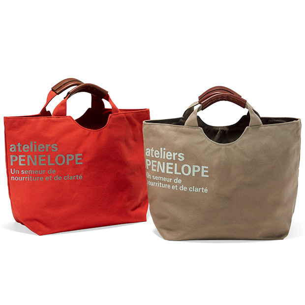 オリジナル帆布生地のトートバッグ/当社限定