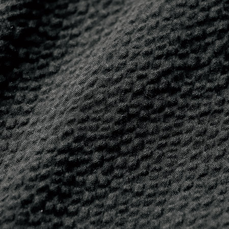 コットンシアサッカーオープンカラーシャツ