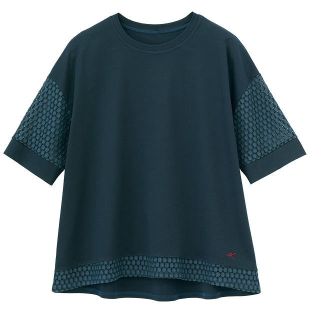 ラッセルレース使いのプルオーバー