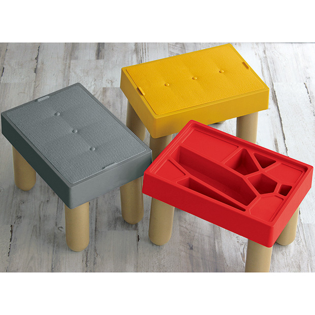 収納付き踏み台