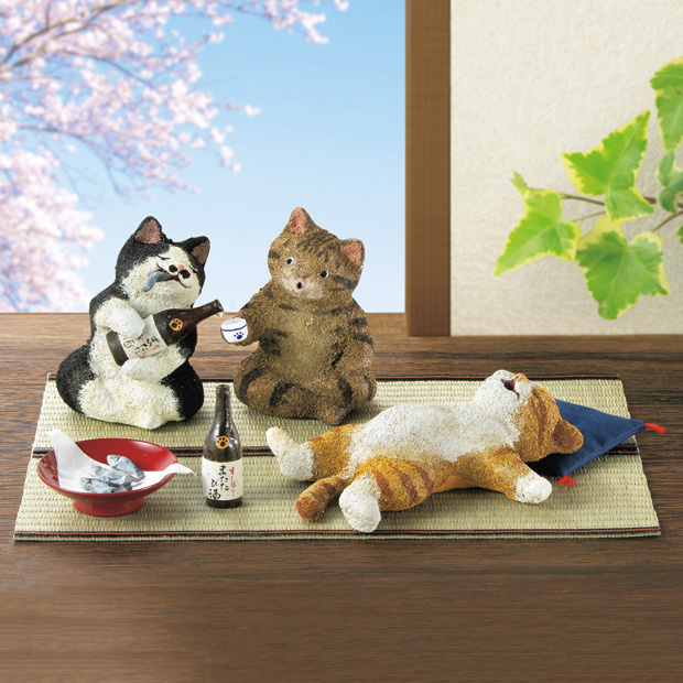 会津桐のこ人形「宴会」