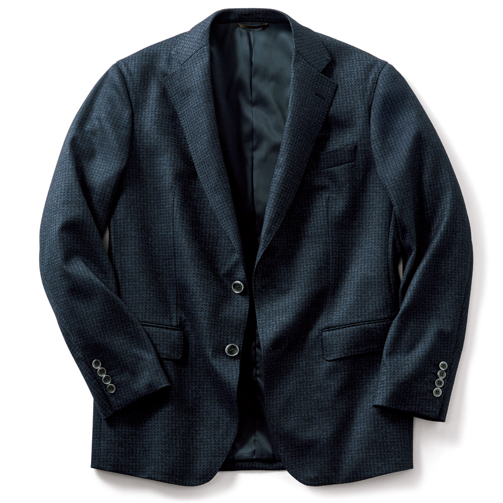 ウール混ジャージージャケット