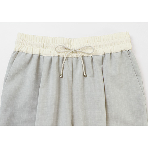 ピンストライプワイドパンツ