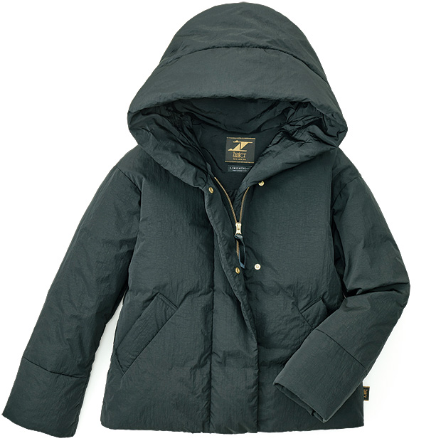 シャンブレーフーディ･ダウンコート