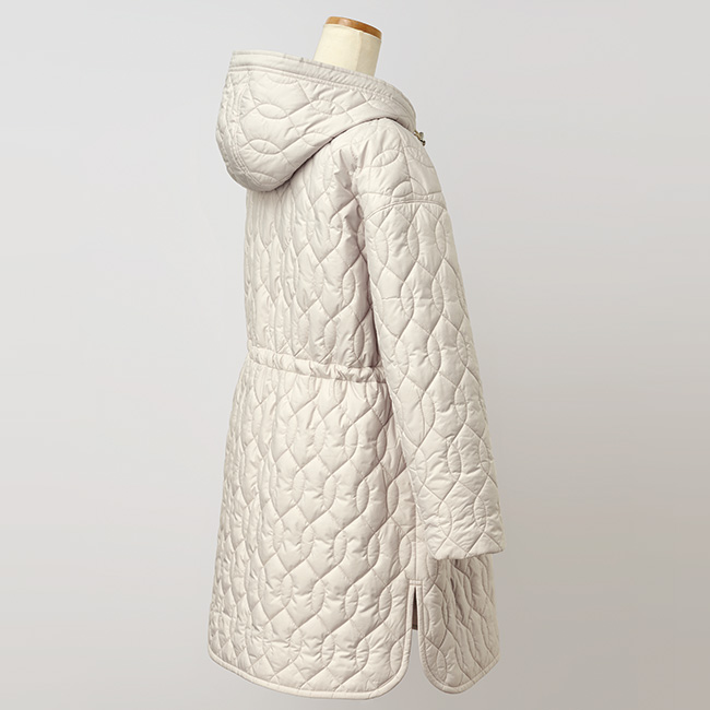 ゆったりキルティングコート