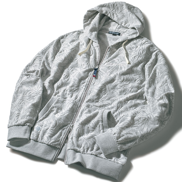 パイルジャカードフルジップパーカ