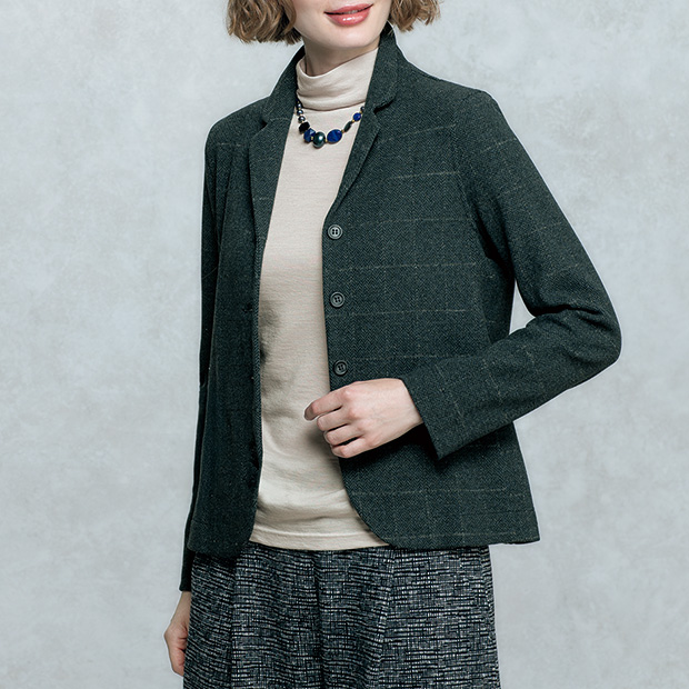 コットン混ジャケット