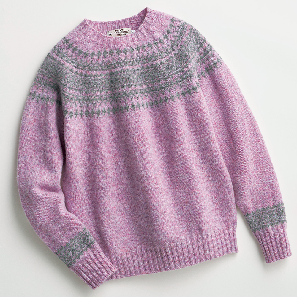 シェットランドウールセーター