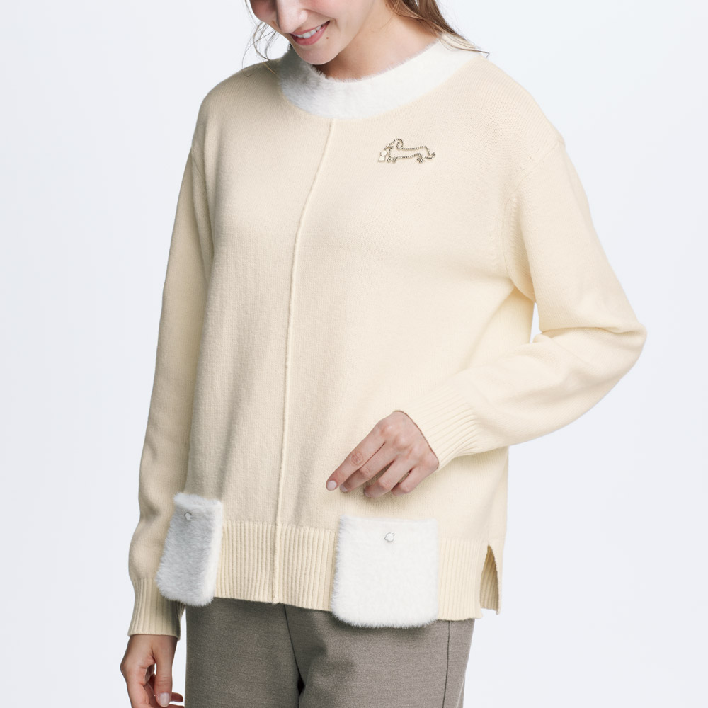 ウール混セーター