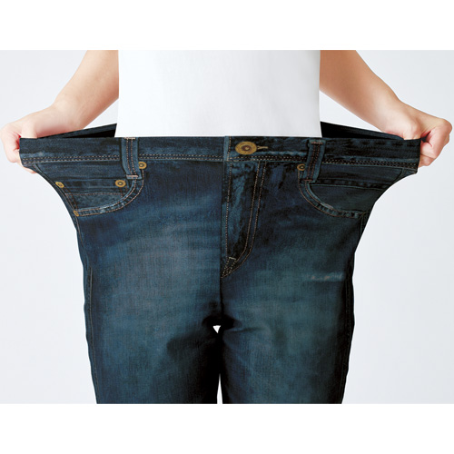 まるでデニム／ぐーんと伸びてラク ストレートシルエットパンツ