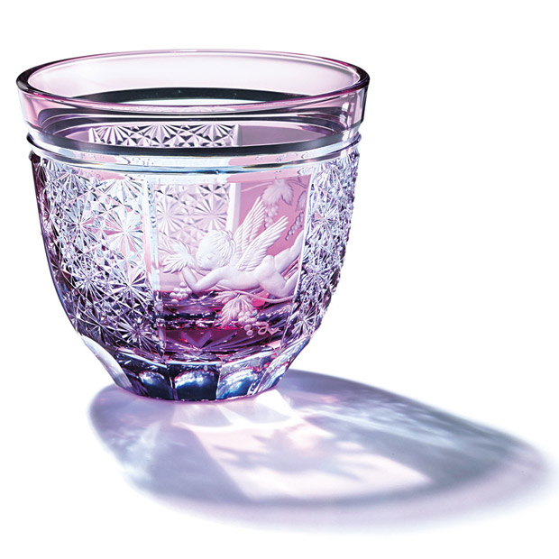 凛然切子&times;花岡グラヴィ―ル･酒杯