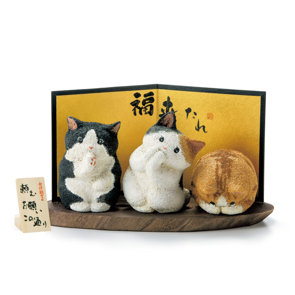 会津桐のこ人形「福来たれ」