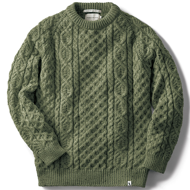 ブリティッシュウールのアランセーター