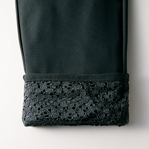 ターンアップスリムパンツ