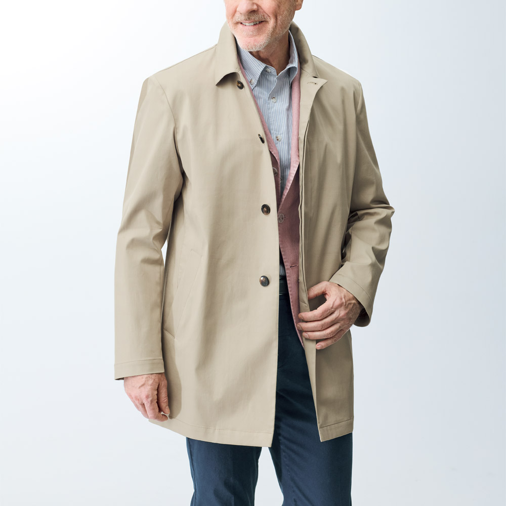 ステンカラーコート