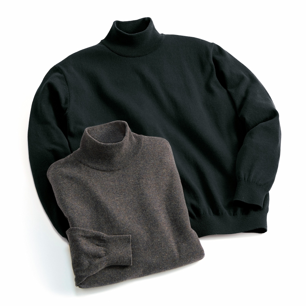 光電子ウール混の暖かセーター