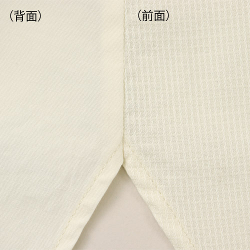 比翼仕立て・バックボタンブラウス