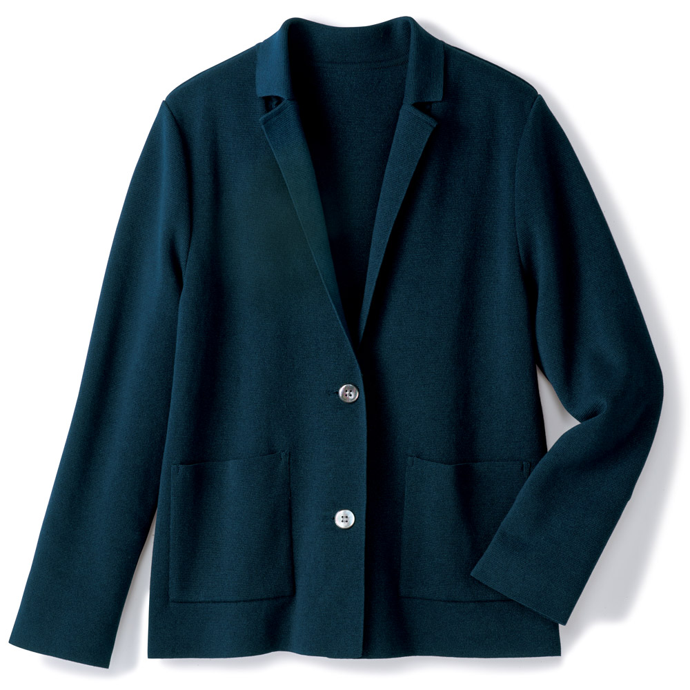 和紙混ミラノリブジャケット