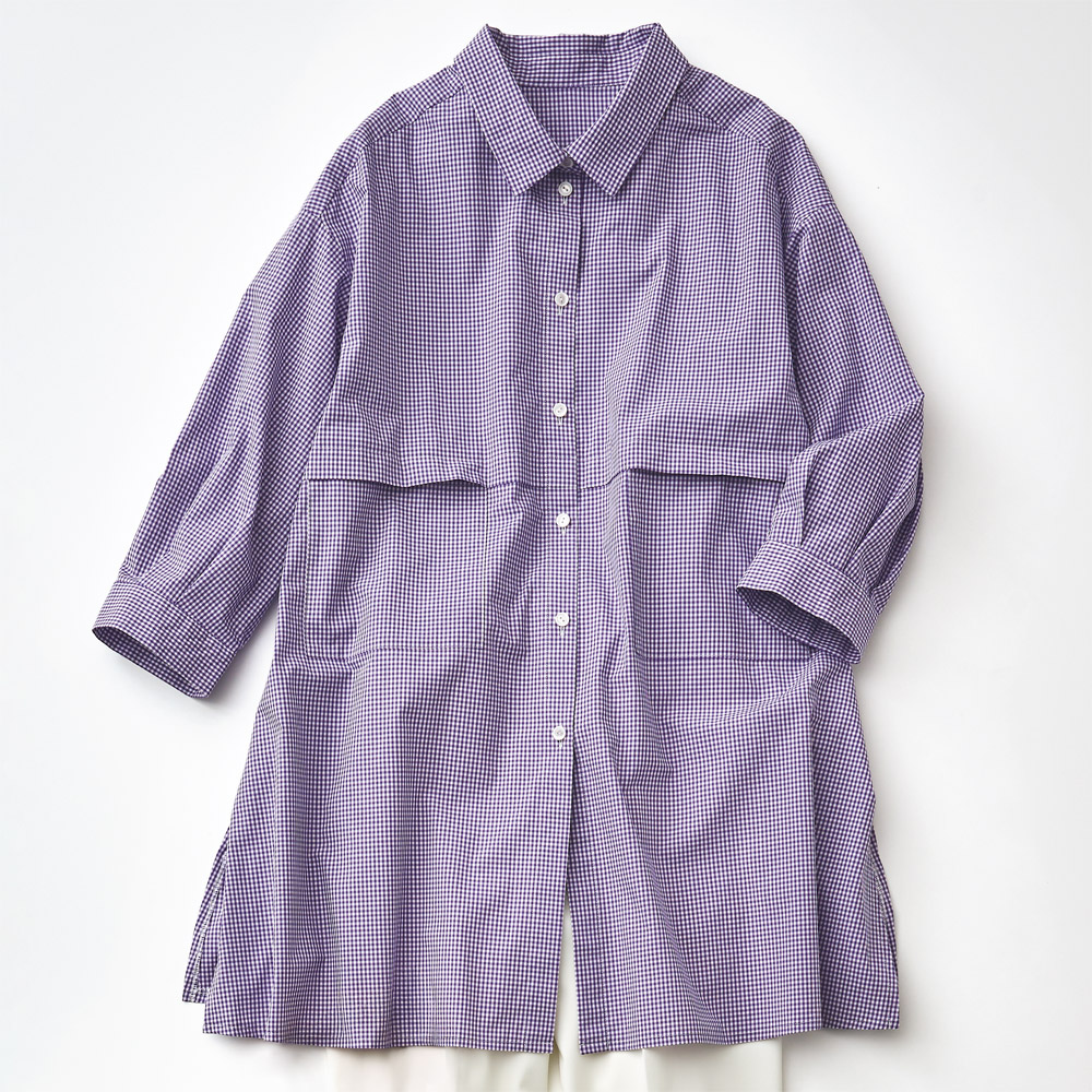 パラスパレスチェックブラウス pal'las palace パラスパレス - 21夏のよそおい