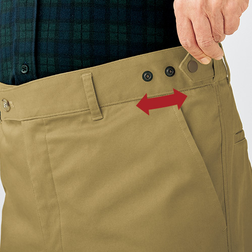 あったか裏地付き･お出かけイージーチノパンツ