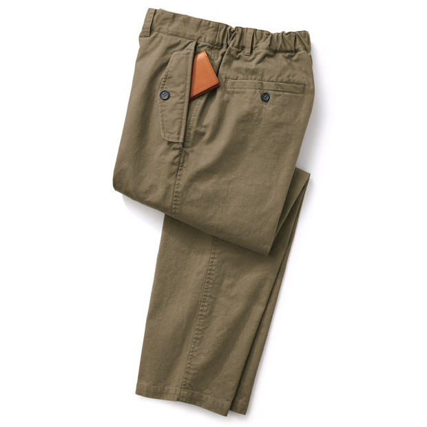 ムラ糸バックツイル･硫化染めパンツ