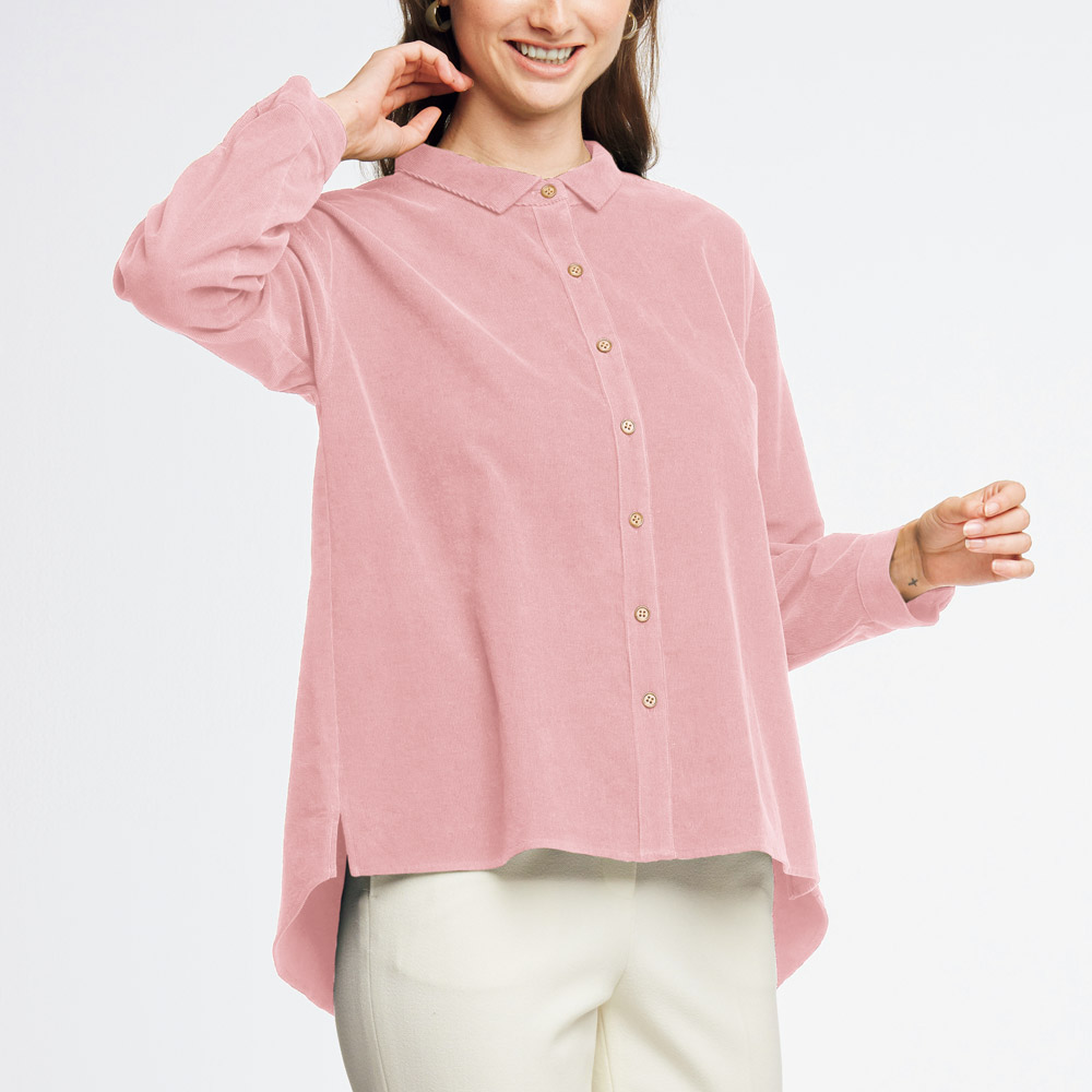 荒炊きコーデュロイブラウス