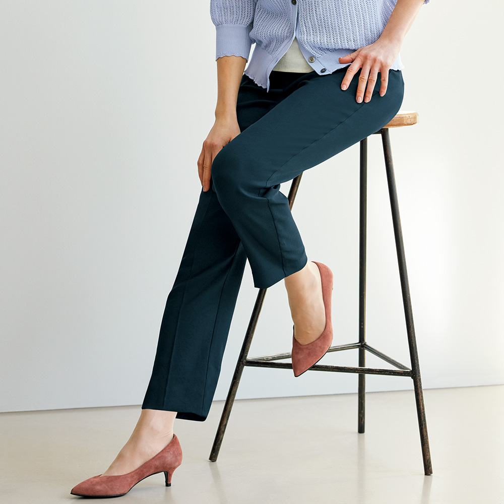 カーブゴムインベルテーパードパンツ