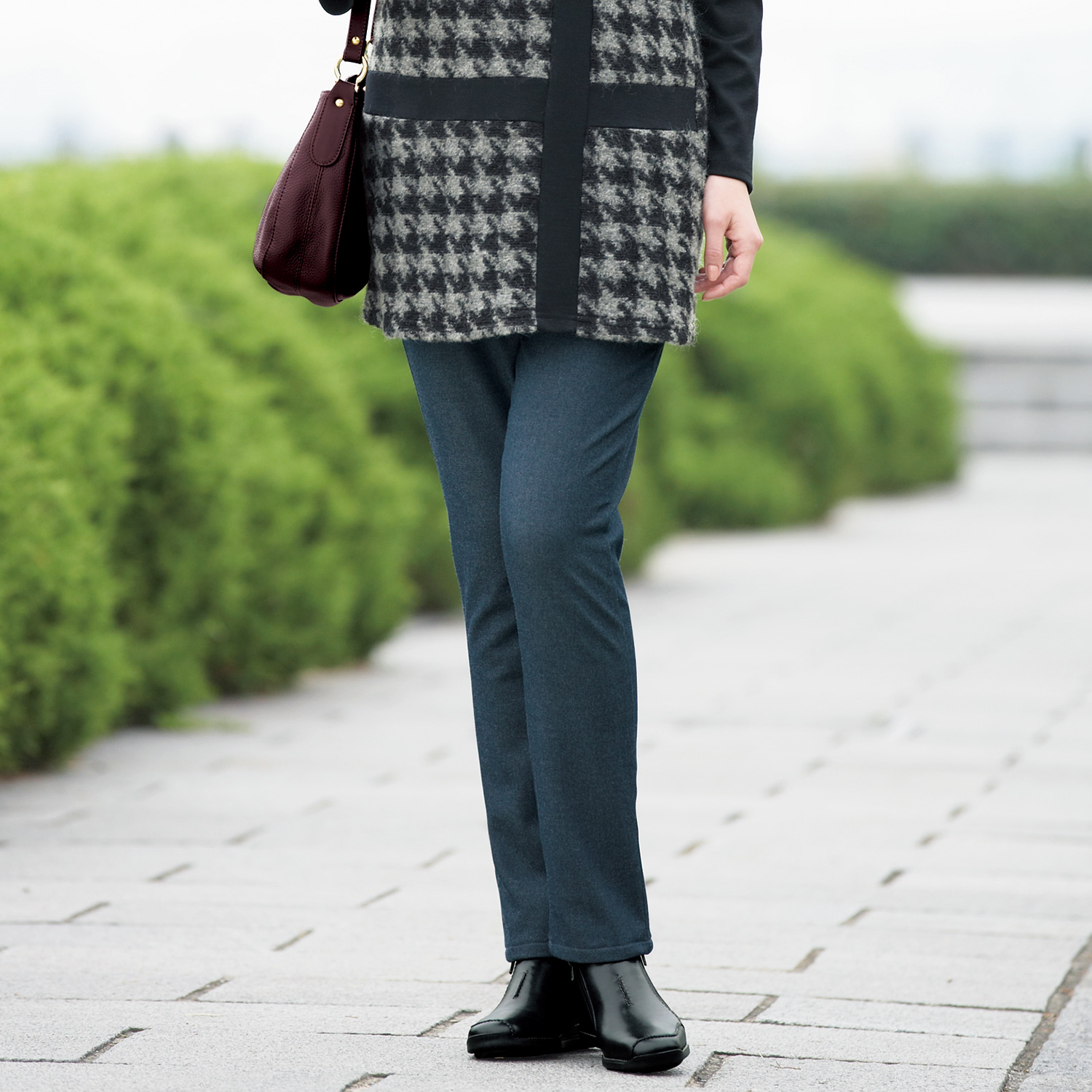 ダブルファスナー･ショートブーツ