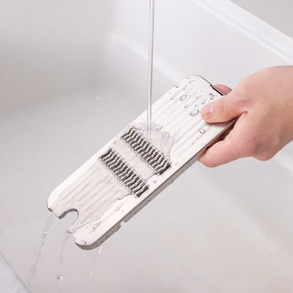 オールステンレス千切り＆スライサー 極刃