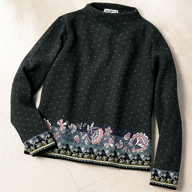 ジャカード編みセーター／当社限定モデル