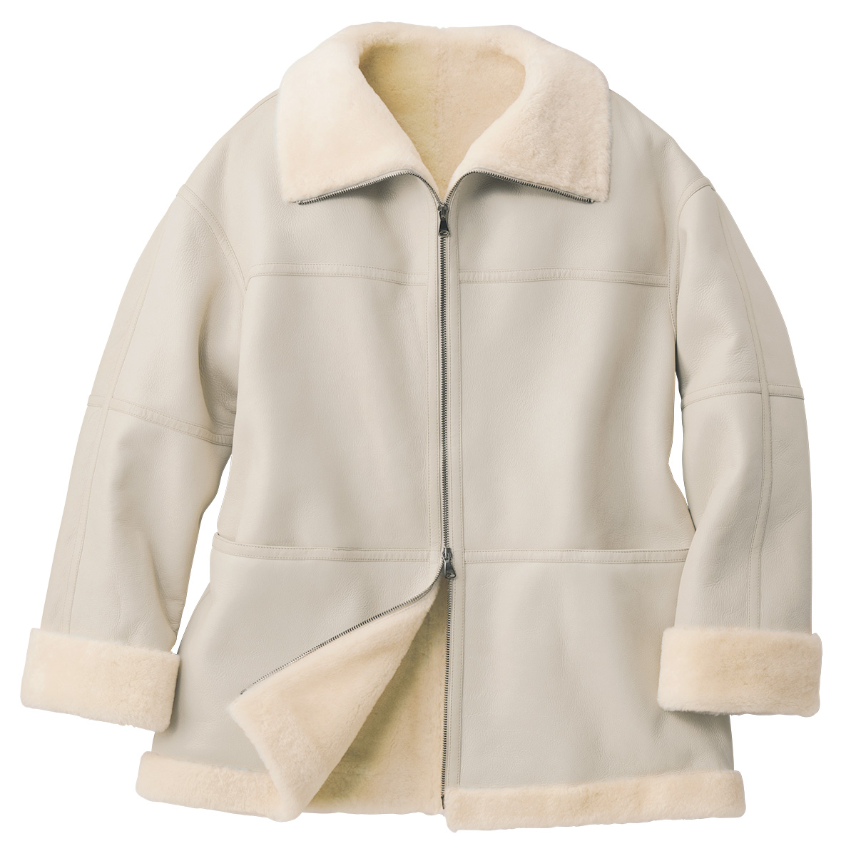 EMMETI】リアルムートン ダッフルコート イタリア製 40サイズ 【公式