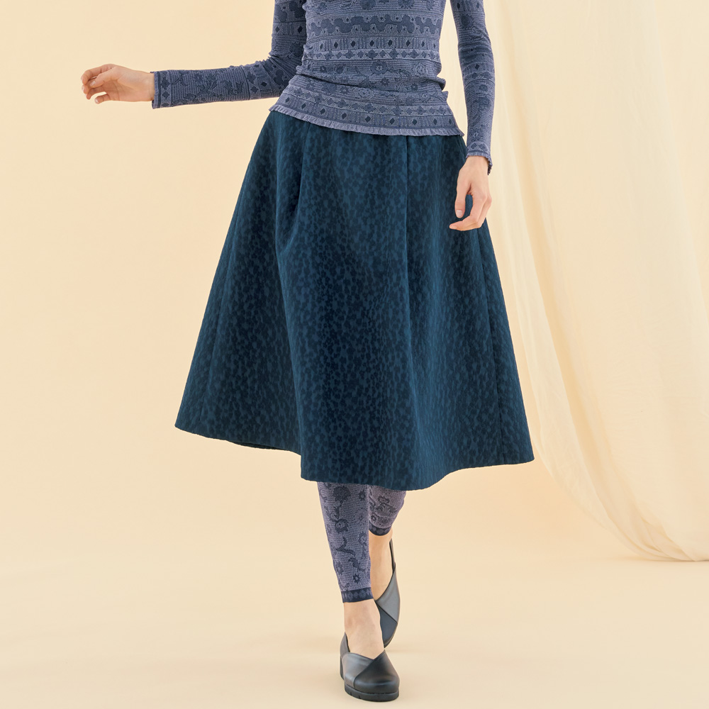 ジャカードタックスカート