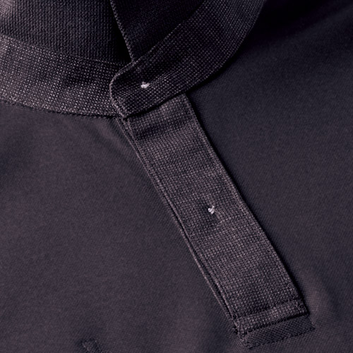 洗えるウール混モクロディ･長袖ポロシャツ