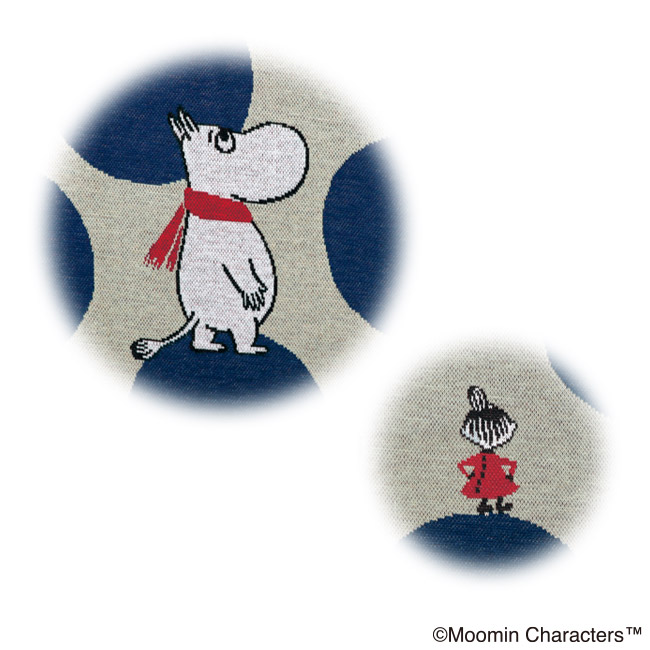 ジャカード柄のホームドレス／ムーミン